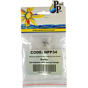 Neptune NPP/NPVS150 Fan Cover Screw PK4